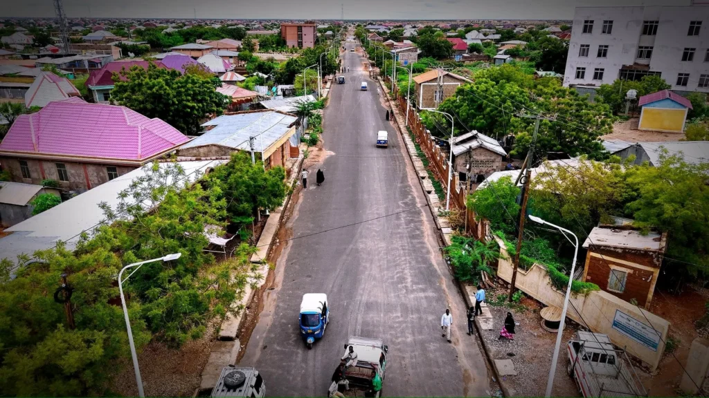 Gode Asphalt Road Project site photograph