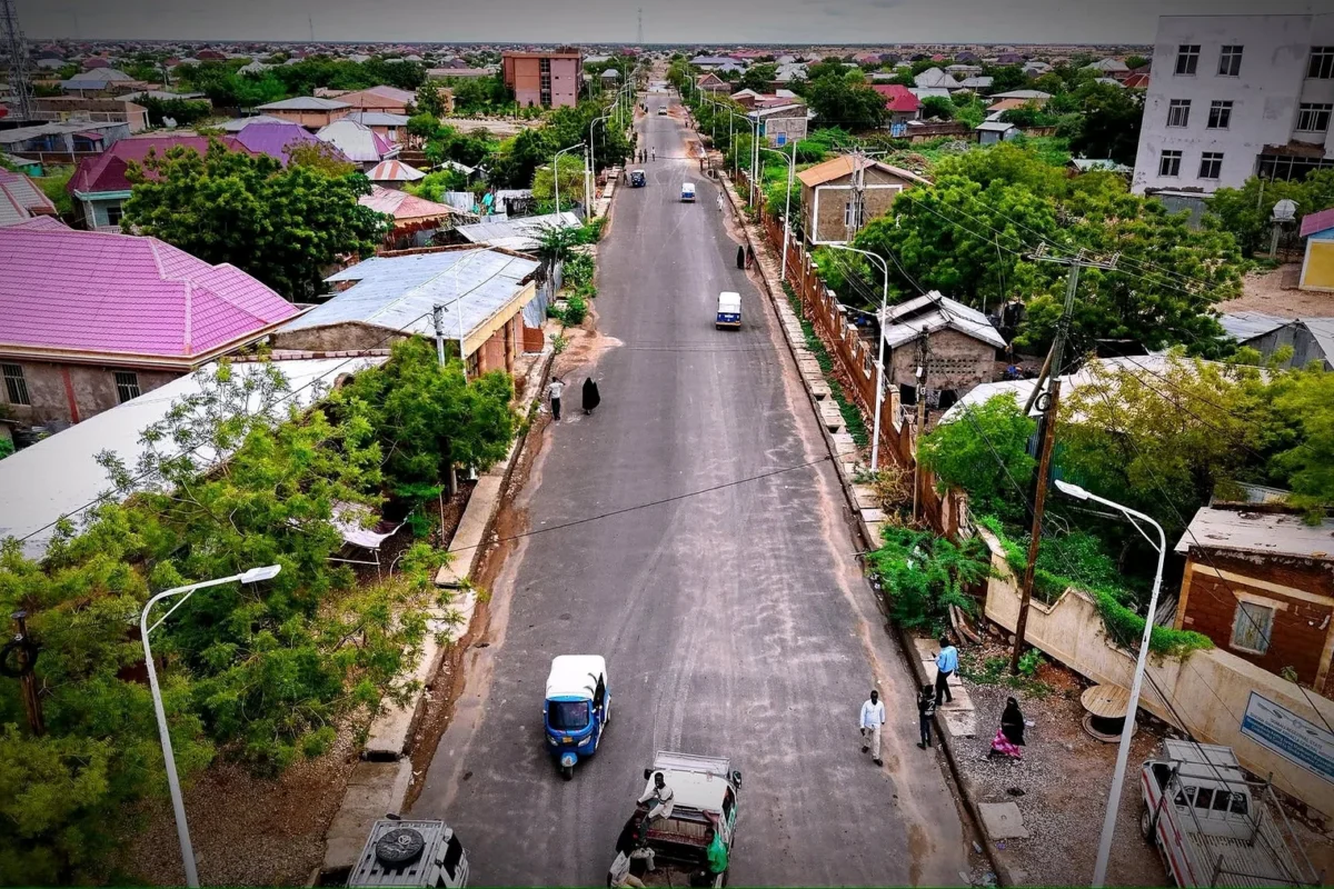 Gode Asphalt Road Project site photograph